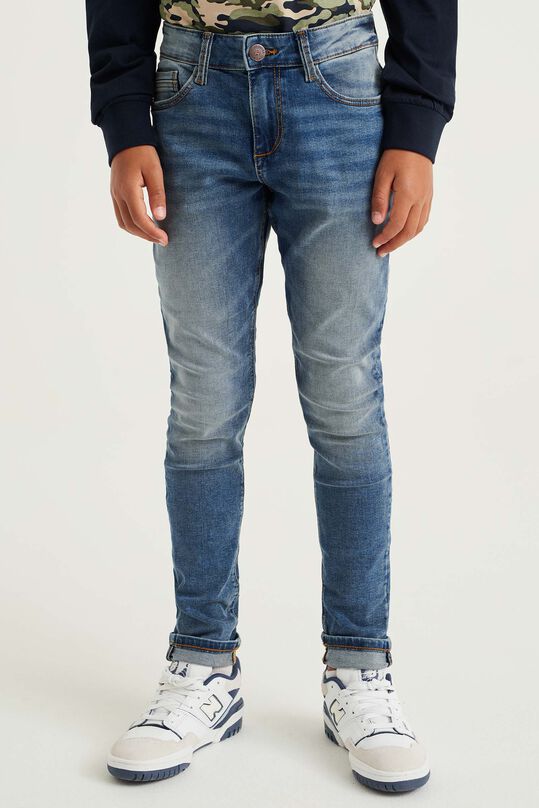 Skinny-Fit-Jeans für Jungen mit Stretch, Dunkelblau