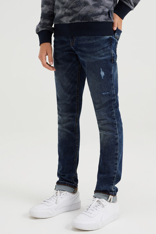 Jungen-Slim-Fit-Jeans mit Stretch, Dunkelblau