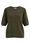 Damenpullover aus Wollmischung, Armeegrün