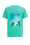 Jungen-T-Shirt mit Aufdruck, Mintgrün