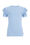 Mädchen-T-Shirt mit Rüschen, Pastellblau