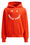 Mädchen-Sweatshirt mit Aufdruck, Orange