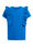 T-shirt à broderie anglaise fille, Bleu de cobalt