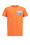 Jungen-T-Shirt mit Aufdruck, Orange