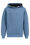 Jungen-Sweatshirt mit Strukturmuster, Graublau