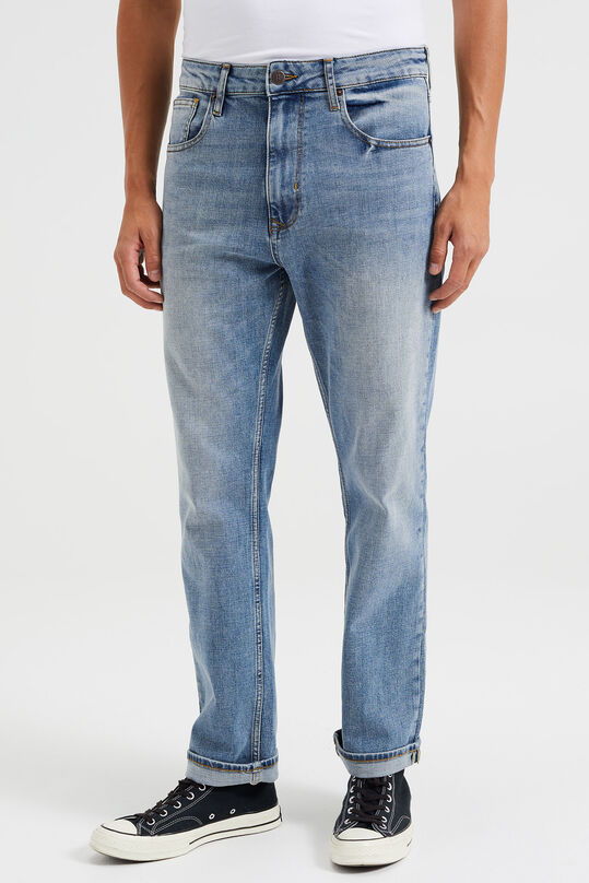 Herren-Slim-Fit-Jeans mit Komfort-Stretch, Hellblau