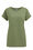 Damen-T-Shirt aus Baumwolle, Dunkelgrün