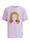 T-shirt à application 3D et pailletée fille, Violet clair