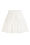 Mädchen-Hosenrock mit Strukturmuster, Weiß