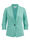 Taillierter Damen-Jersey-Blazer mit Knittereffekt, Hellblau