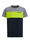 Jungen-T-Shirt mit Colourblock-Design, Giftgrün