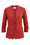 Damen-Taillierter Jersey-Blazer mit Knittereffekt, Rostbraun