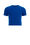 T-shirt cropped de tissu côtelé fille, Bleu foncé