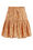 Mädchen-Hosenrock mit Muster, Orange